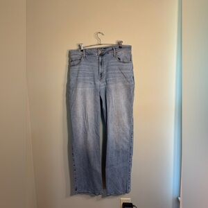 Y2K Hollister Ultra High-Rise Dad Jean Medium Wash Denim Women's 15R Casual
